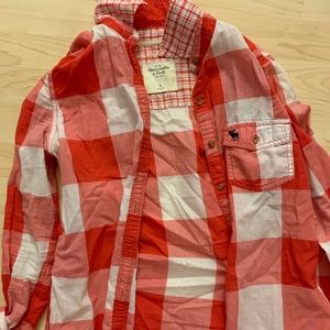 Red and white checkered shirt